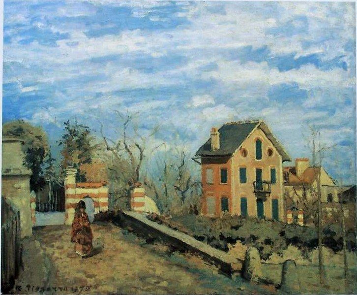 Camille Pissarro Village de Voisins 1872